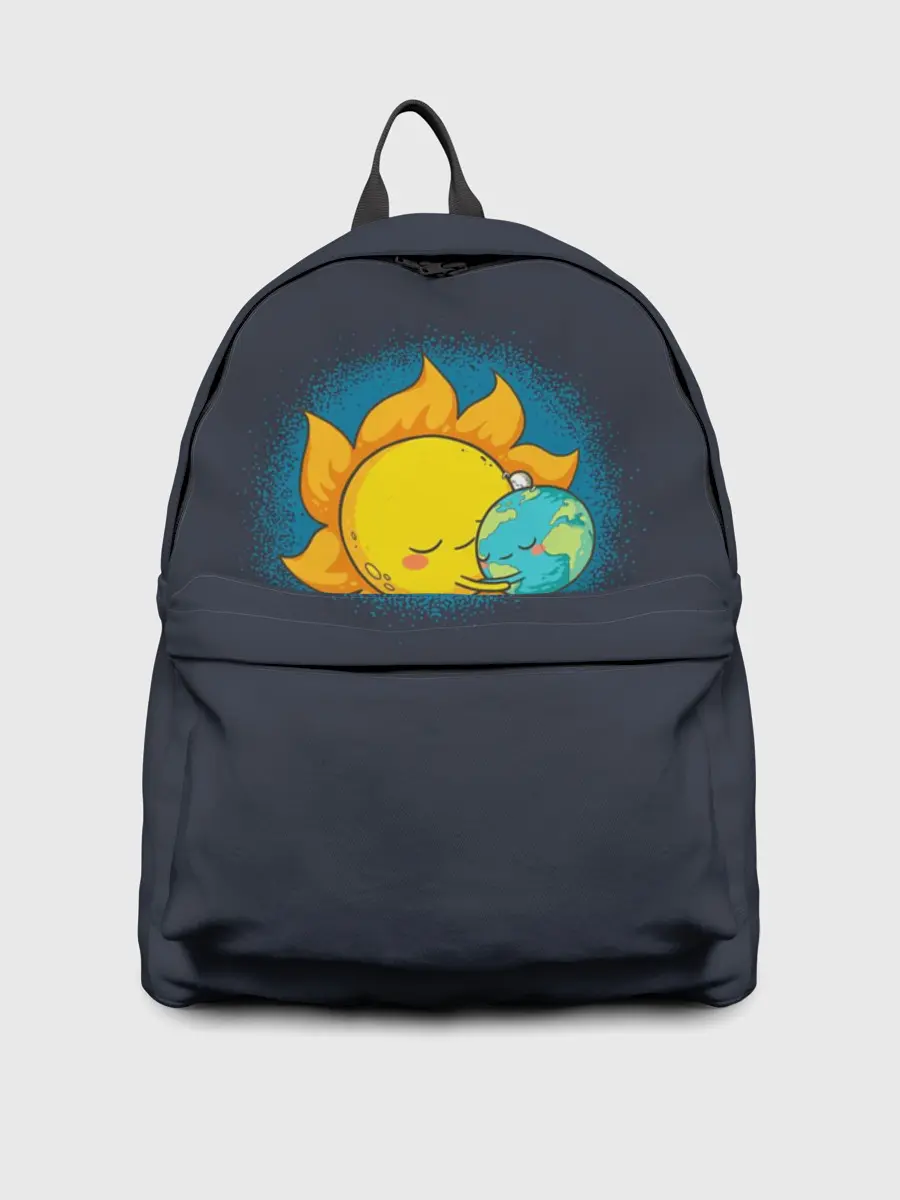 Рюкзак джинсовый / Согрей моё сердце