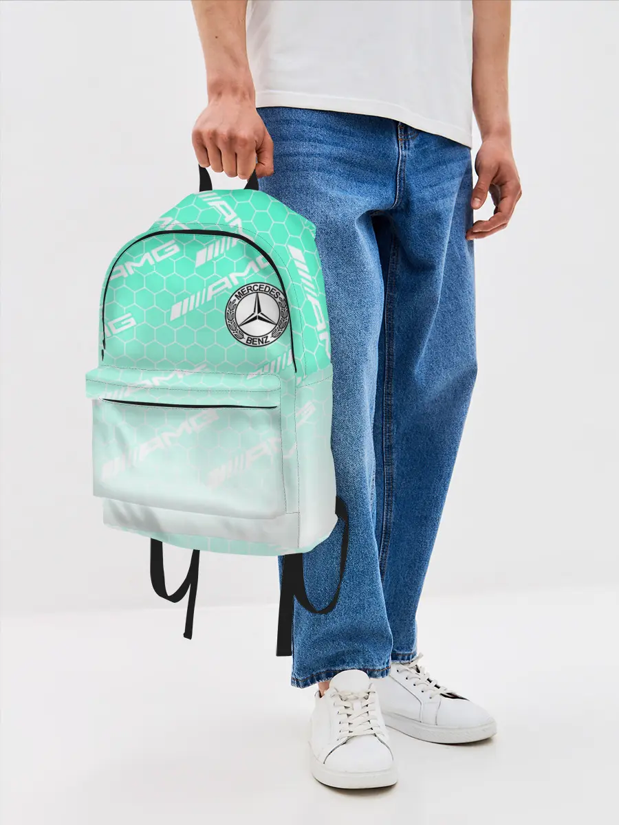 Рюкзак джинсовый / MERCEDES BENZ AMG