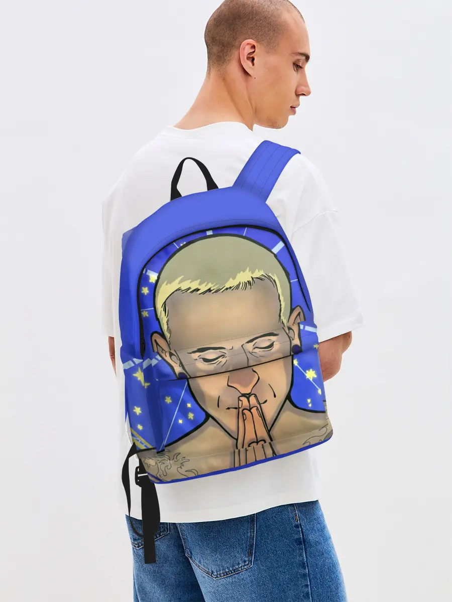 Рюкзак джинсовый / Chester Bennington