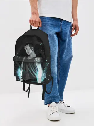 Рюкзак джинсовый / Линкин Парк