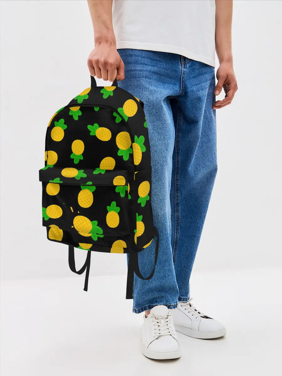 Рюкзак джинсовый / Ананасы