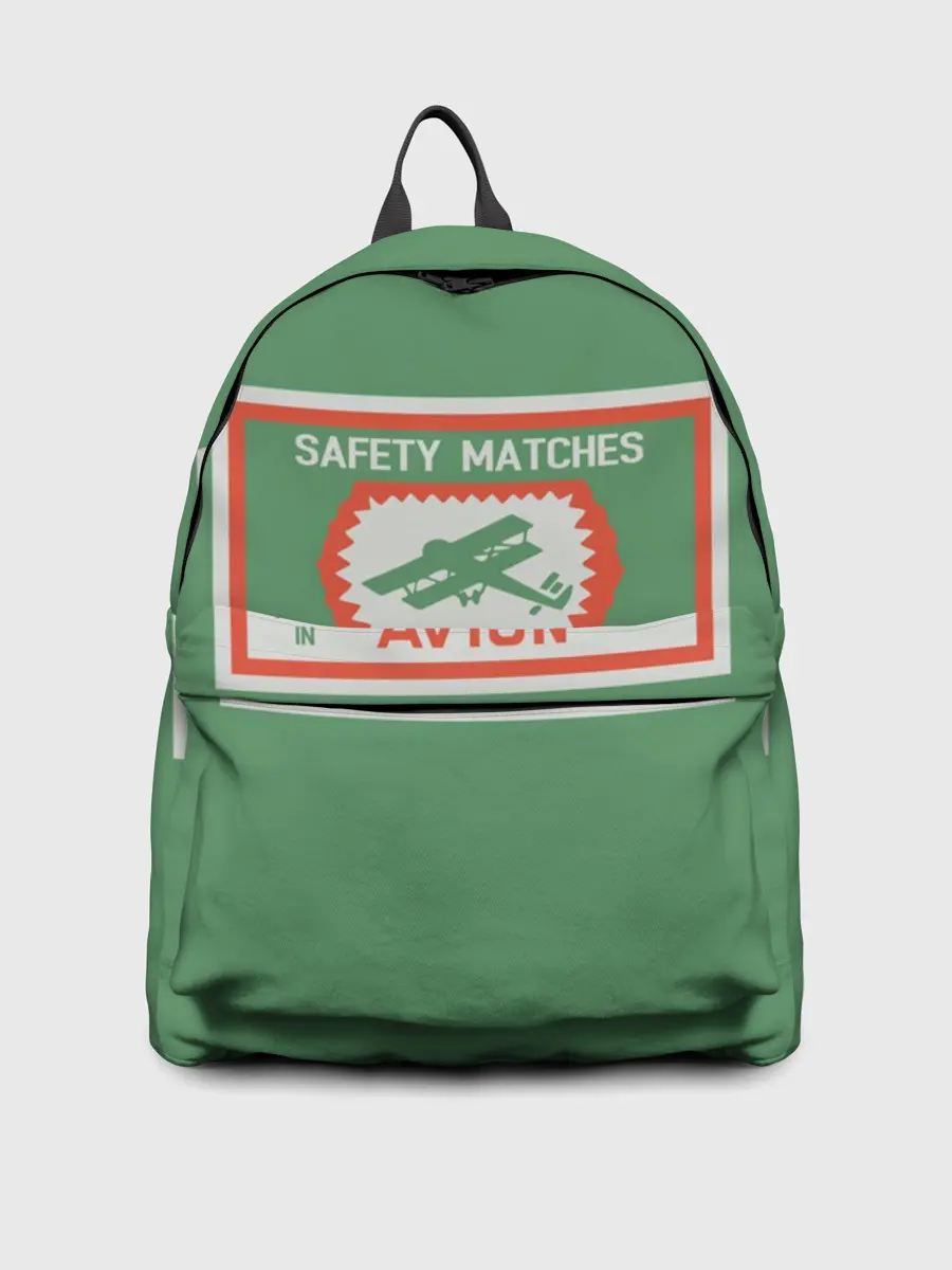 Рюкзак джинсовый / Спички green