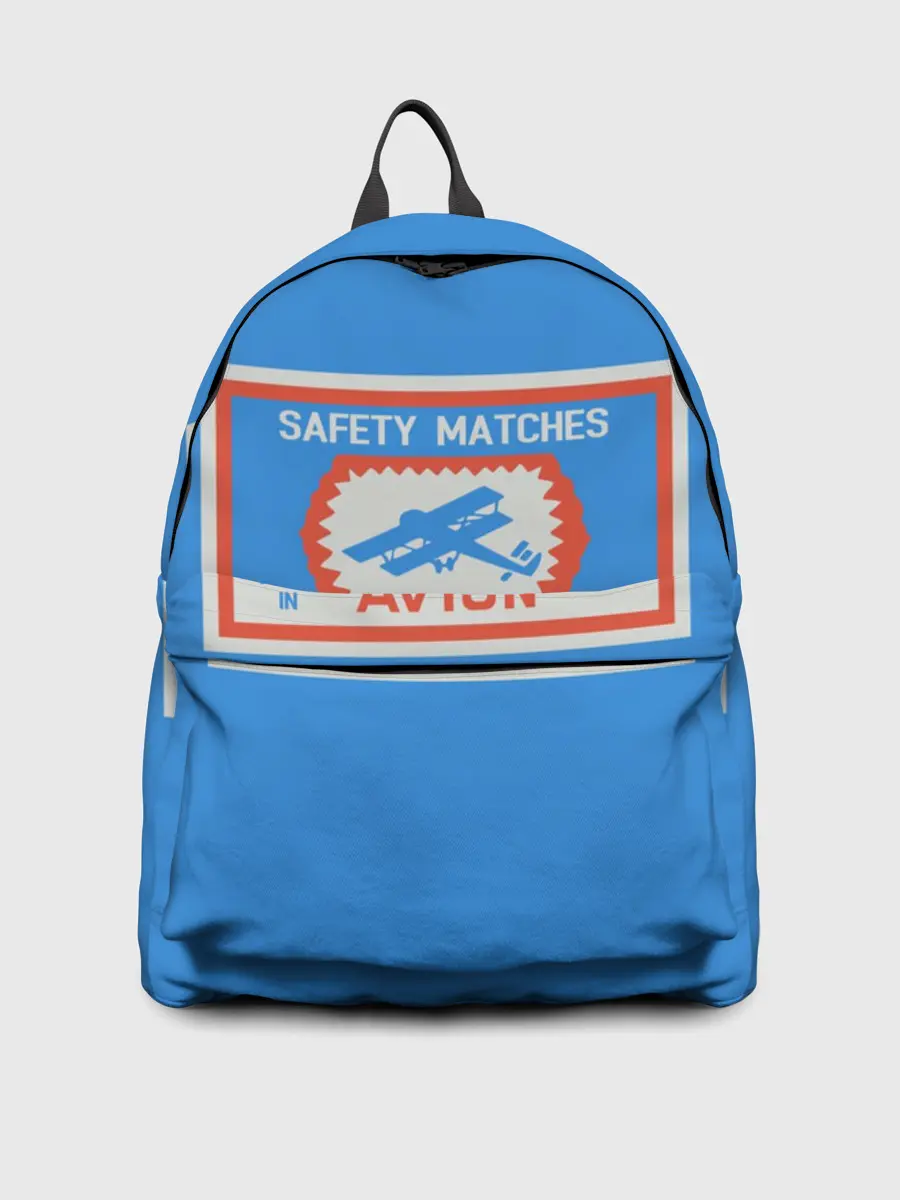 Рюкзак джинсовый / Спички blue