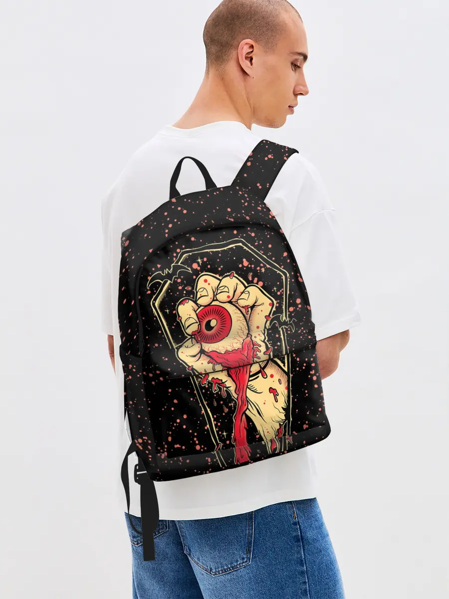 Рюкзак джинсовый / Вырванный Глаз