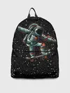 Рюкзак джинсовый / Космонавт На Скейтборде