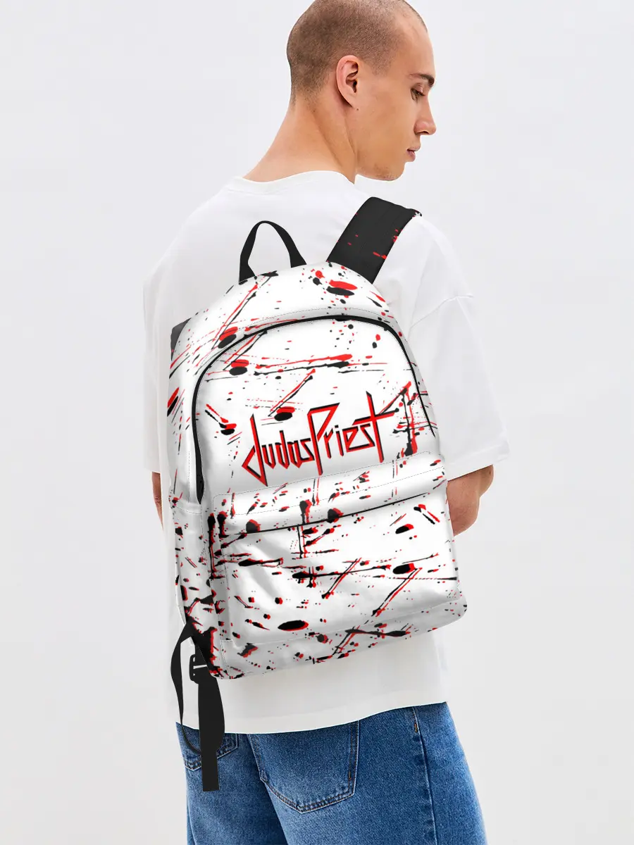 Рюкзак джинсовый / Judas Priest: Бог металла
