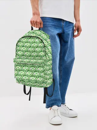 Рюкзак джинсовый / милые лягушки