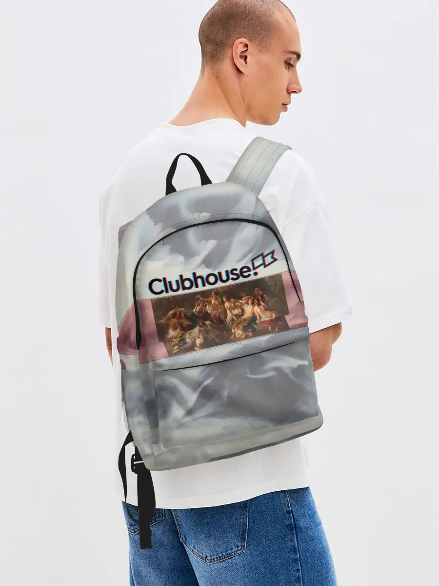 Рюкзак джинсовый / Clubhouse Welcome | Клабхаус