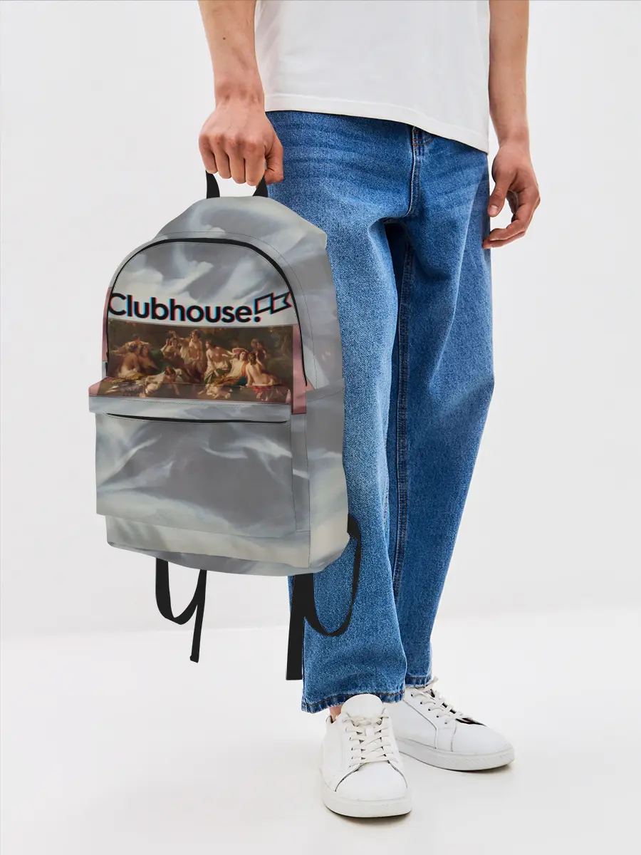 Рюкзак джинсовый / Clubhouse Welcome | Клабхаус