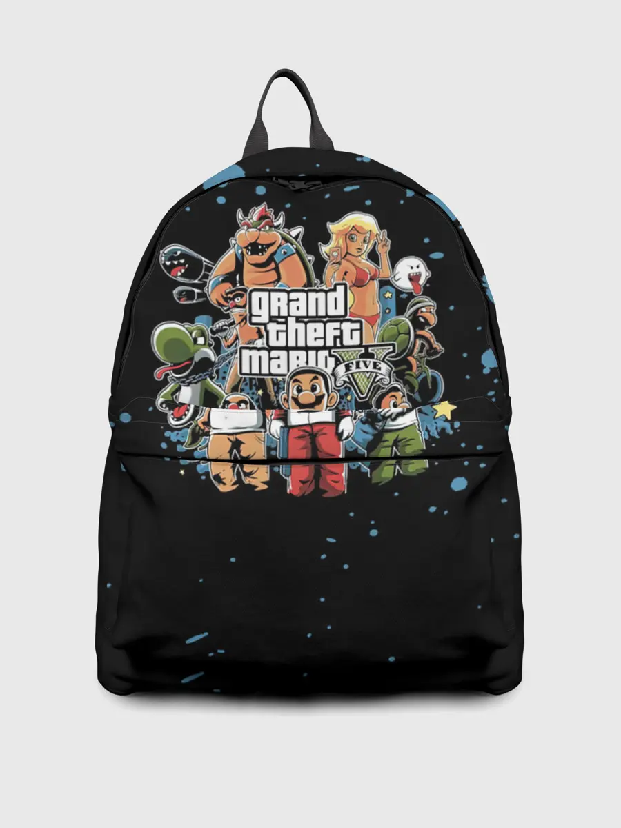 Рюкзак джинсовый / Grand Theft Mario V