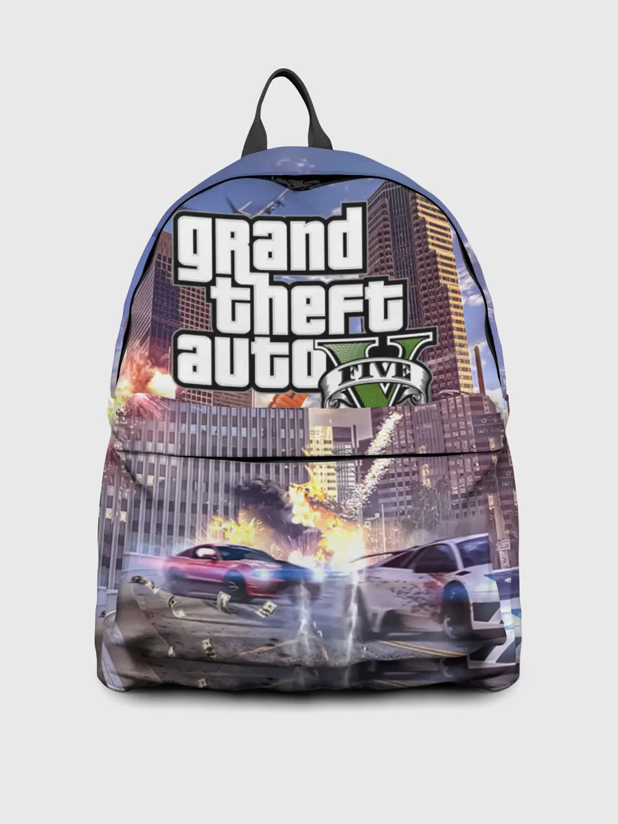 Рюкзак джинсовый / ЭКШЕН Grand Theft Auto V