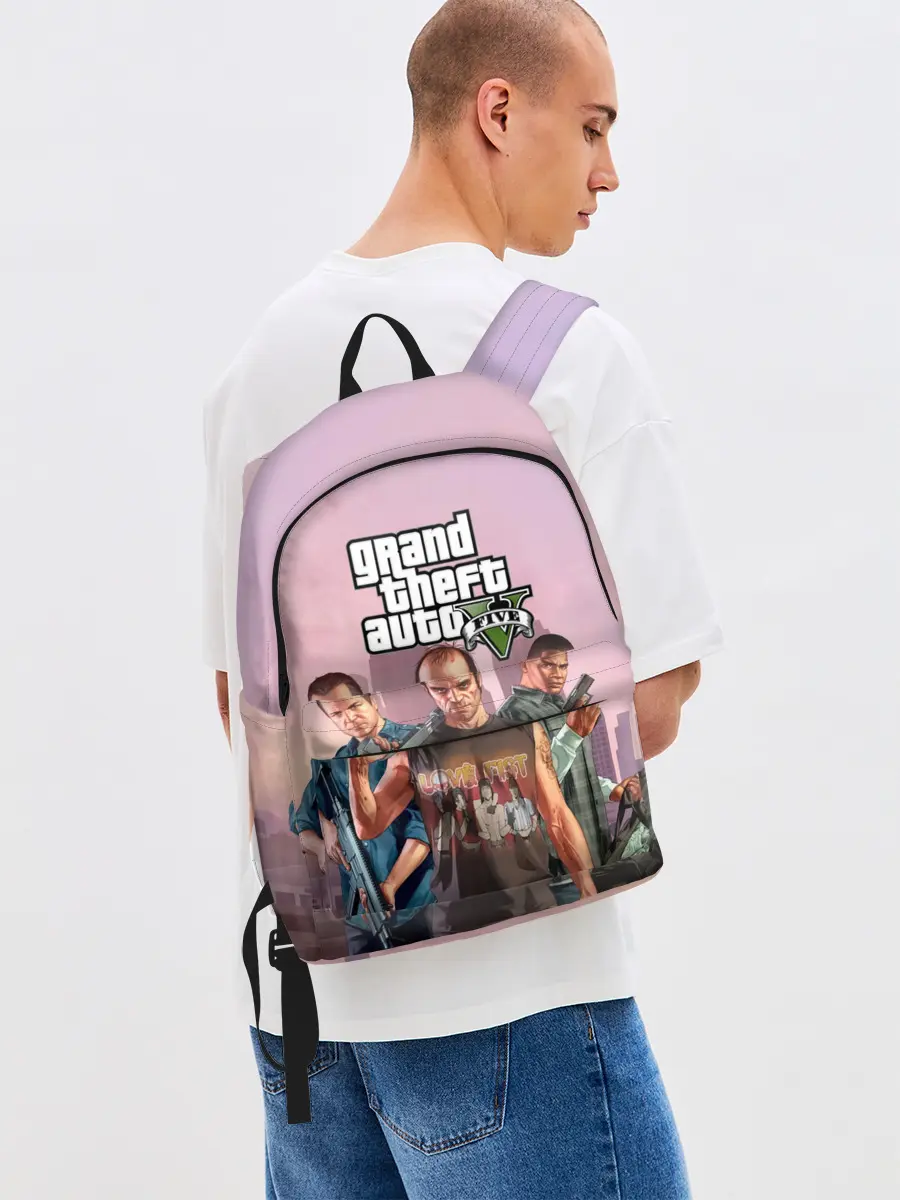 Рюкзак джинсовый / Персонажи ГТА 5