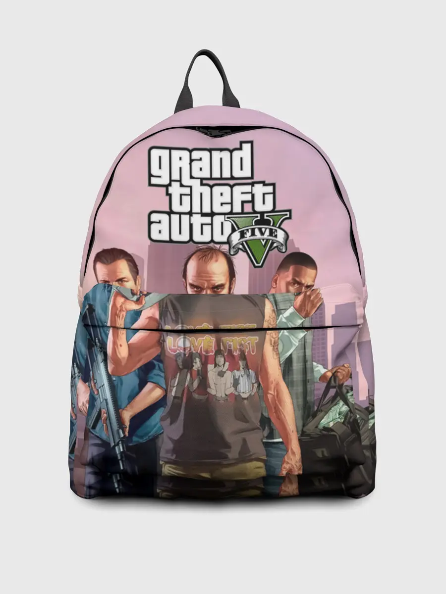 Рюкзак джинсовый / Персонажи ГТА 5