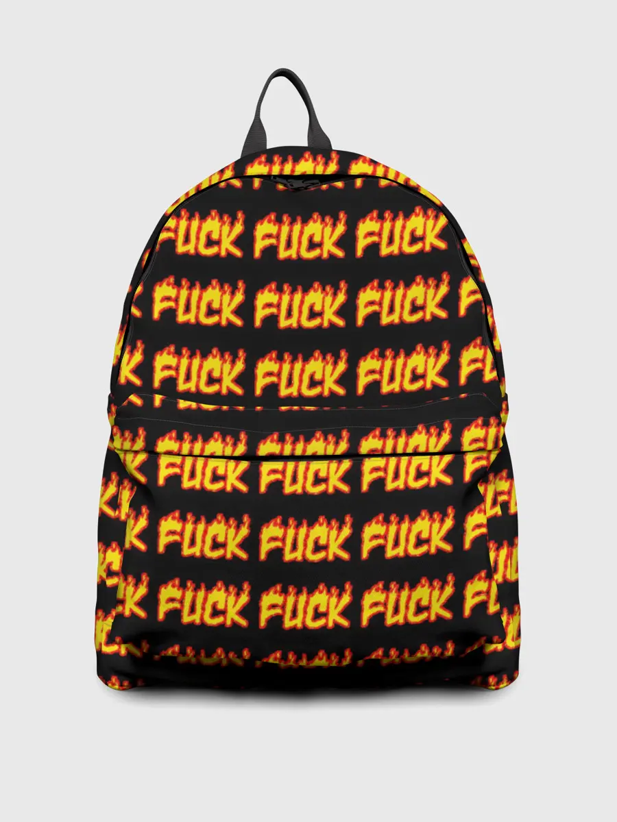 Рюкзак джинсовый / Fuck