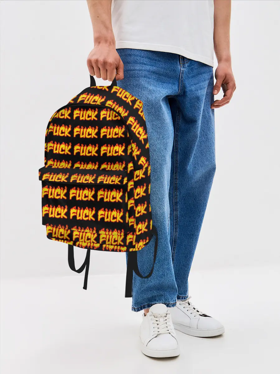 Рюкзак джинсовый / Fuck