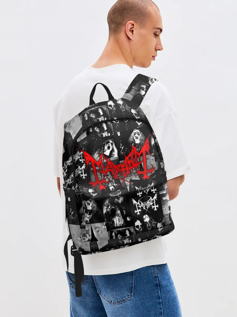 Рюкзак джинсовый / MAYHEM