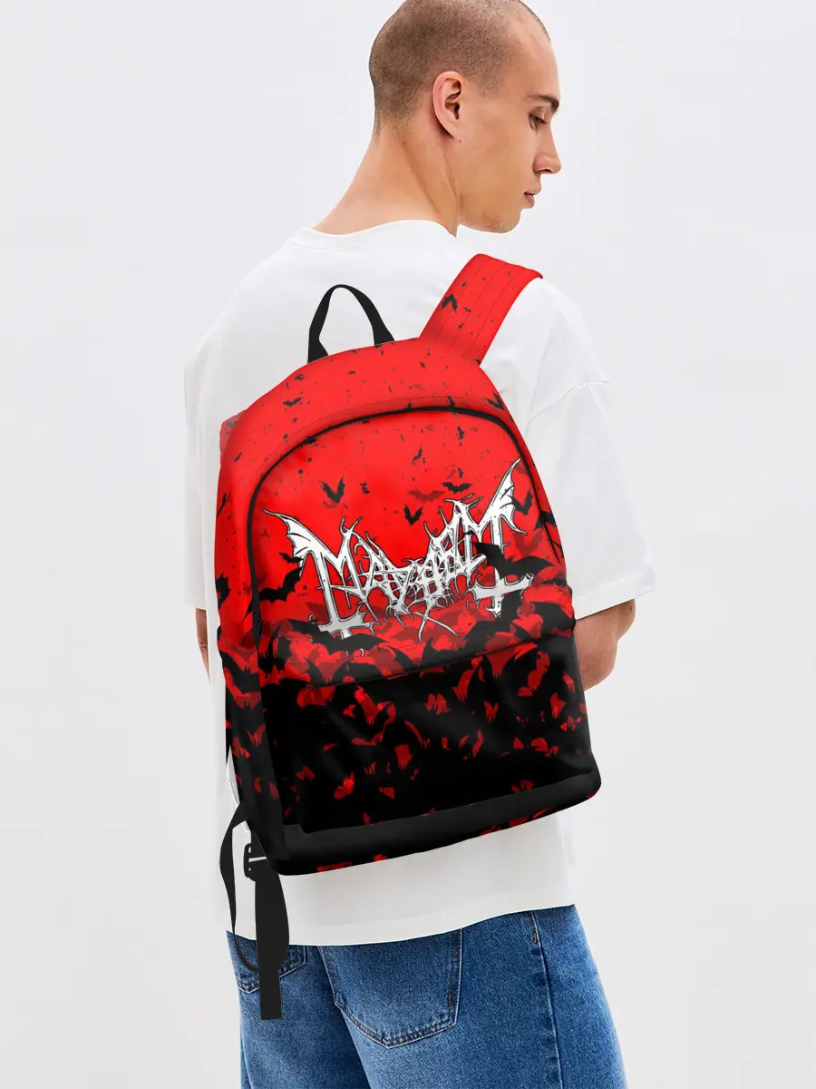 Рюкзак джинсовый / MAYHEM