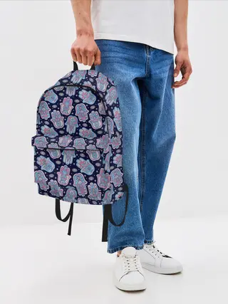 Рюкзак джинсовый / Хамса