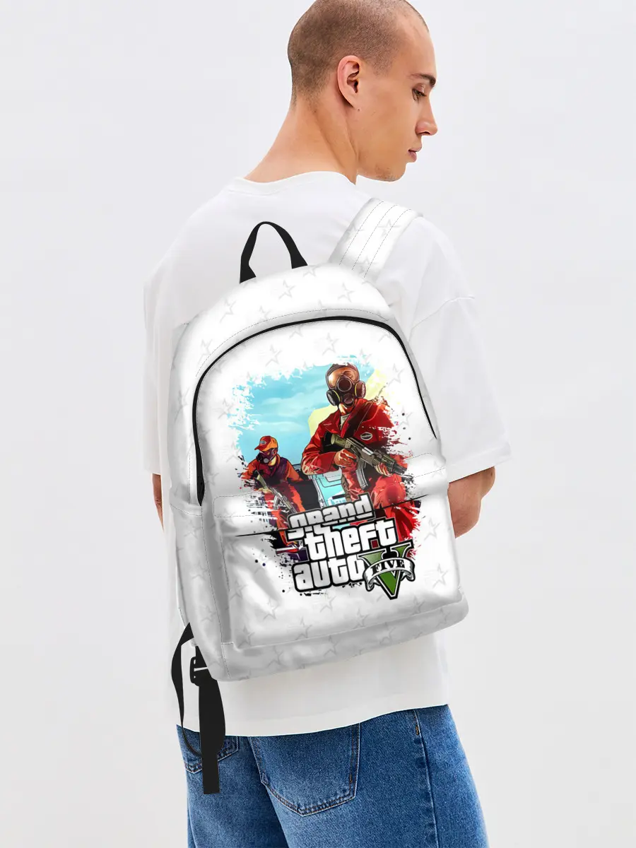 Рюкзак джинсовый / Grand Theft Auto ограбление
