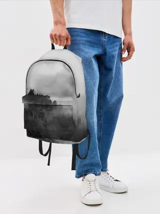 Рюкзак джинсовый / Природа - Лес
