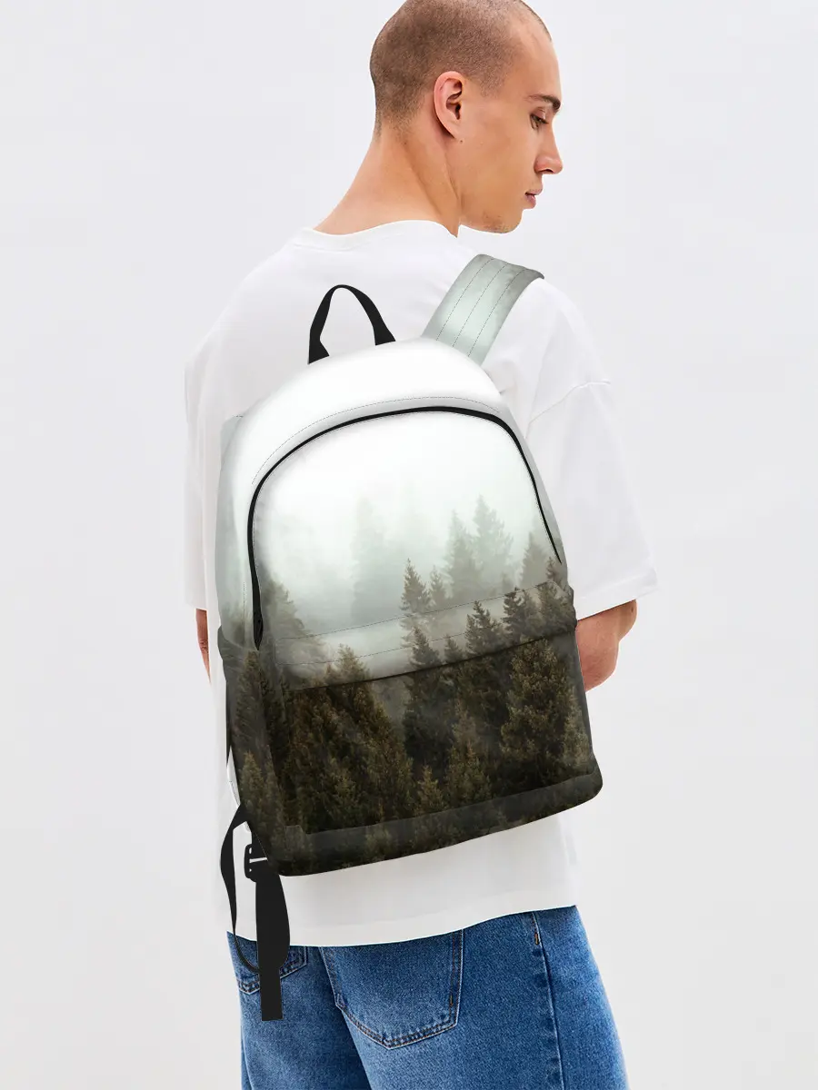 Рюкзак джинсовый / Деревья