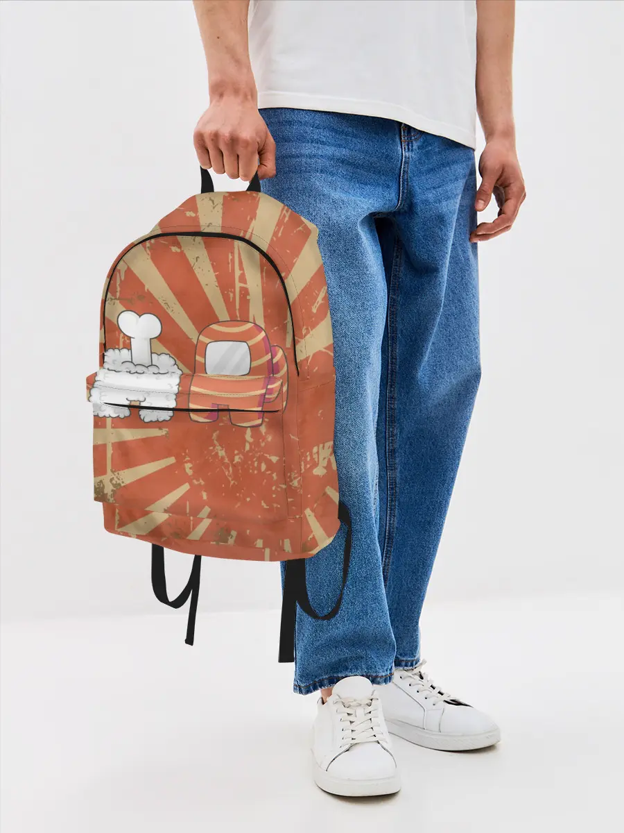 Рюкзак джинсовый / СУШИ | AMONG US | IMPOSTOR