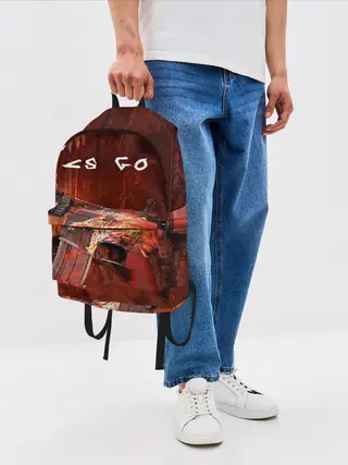 Рюкзак джинсовый / CS GO M4A4 HOWI