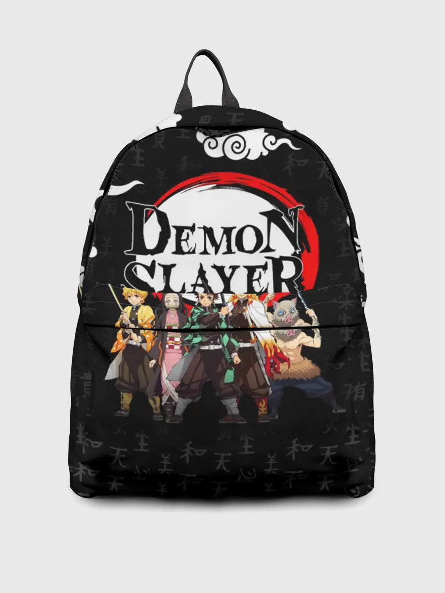 Рюкзак джинсовый / КЛИНОК, РАССЕКАЮЩИЙ ДЕМОНОВ