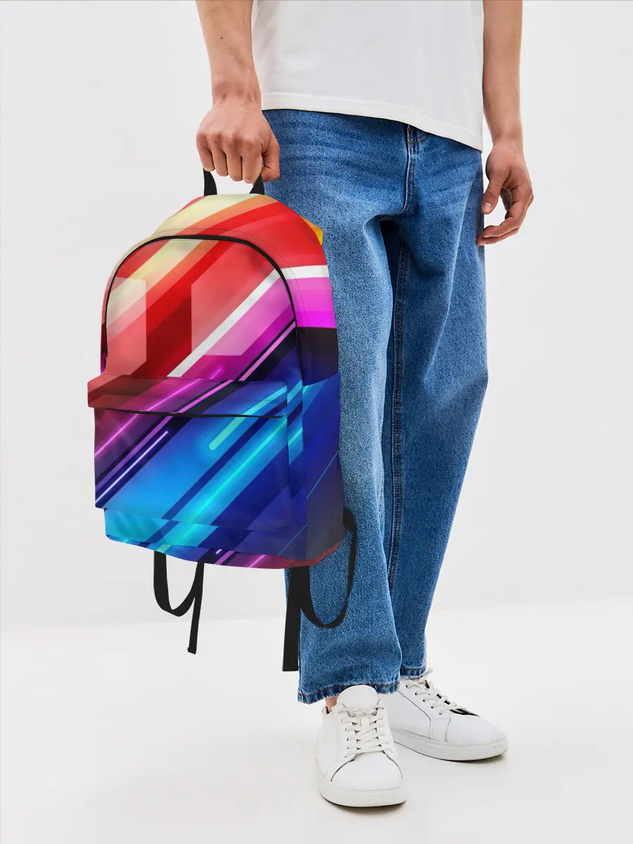 Рюкзак джинсовый / НЕОН