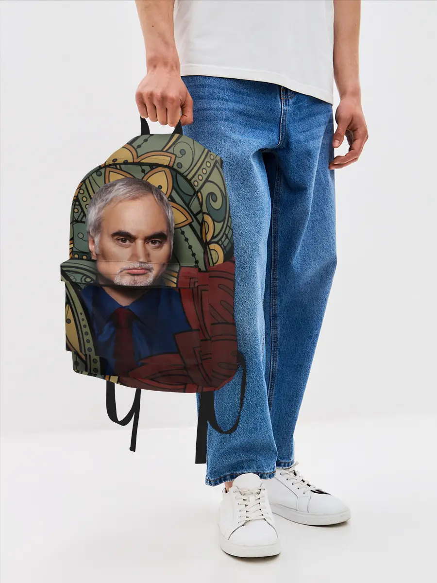Рюкзак джинсовый / Меладзе Цветы | Мандала