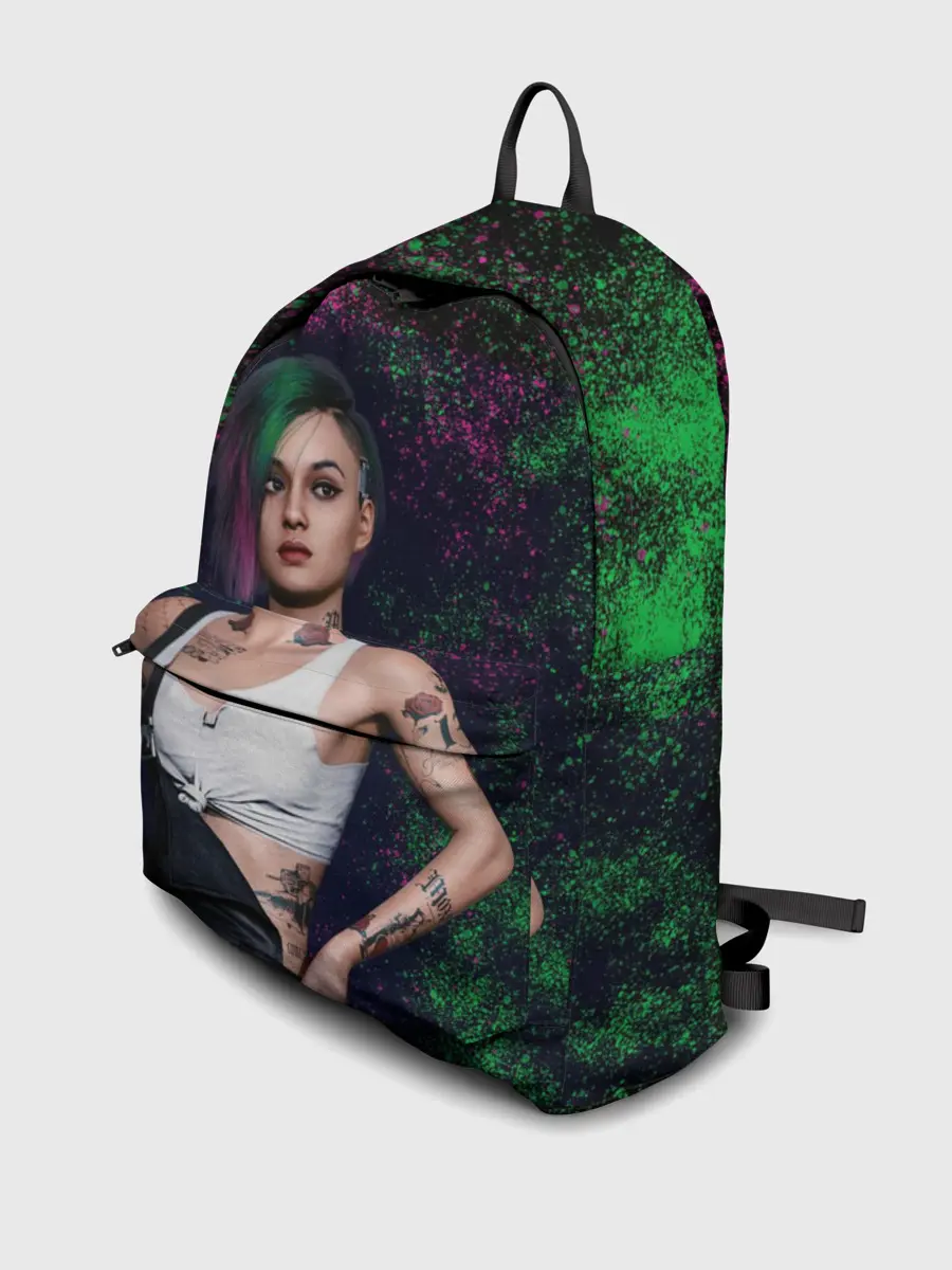 Рюкзак джинсовый / ДЖУДИ АЛЬВАРЕС | CYBERPUNK