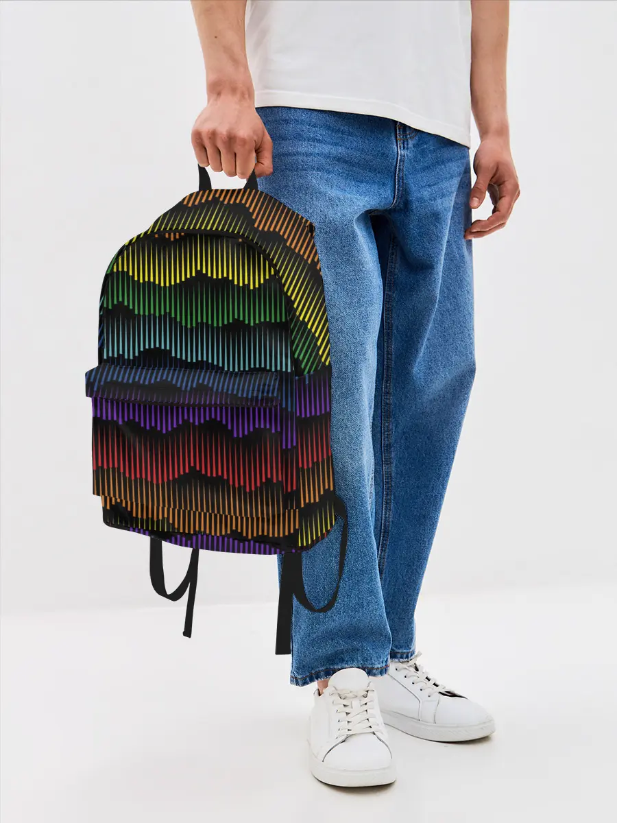 Рюкзак джинсовый / Радуга