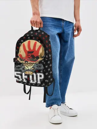 Рюкзак джинсовый / Five Finger Death Punch [3]