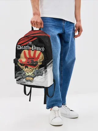 Рюкзак джинсовый / Five Finger Death Punch [7]