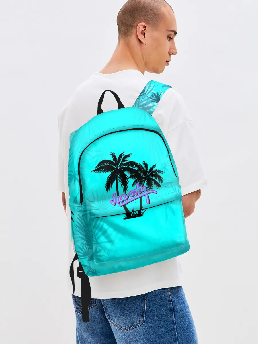 Рюкзак джинсовый / GTA Vice City гавайка