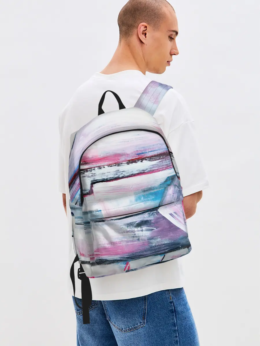 Рюкзак джинсовый / Цветные мелки