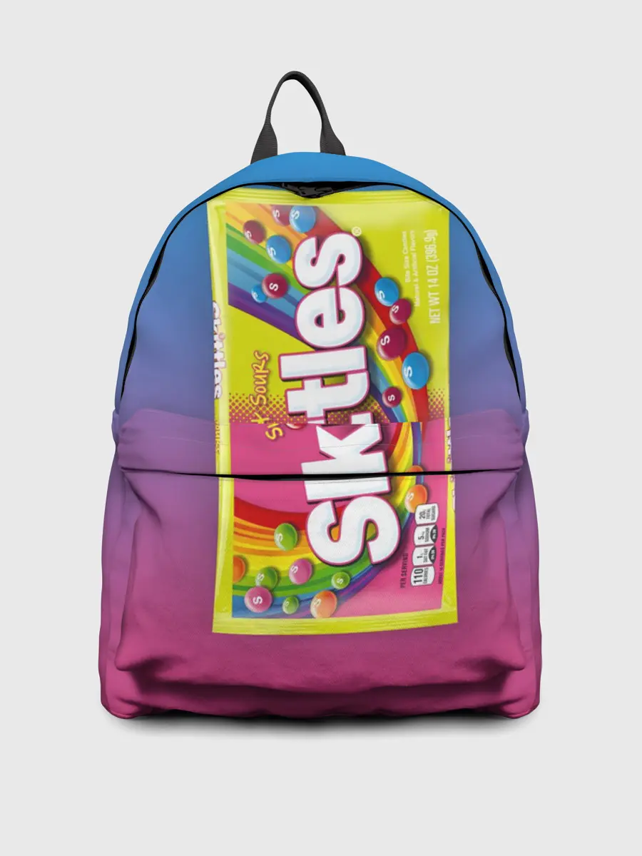 Рюкзак джинсовый / Skittles | Желтый