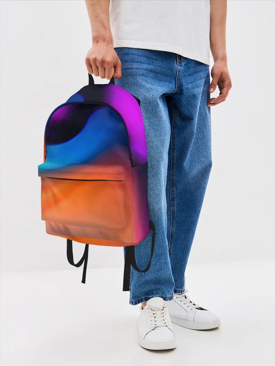 Рюкзак джинсовый / Цветной шум