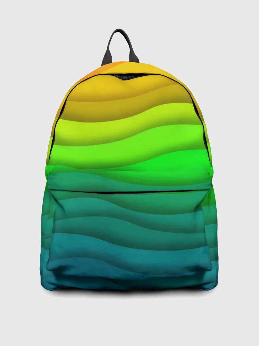 Рюкзак джинсовый / Цветные волны