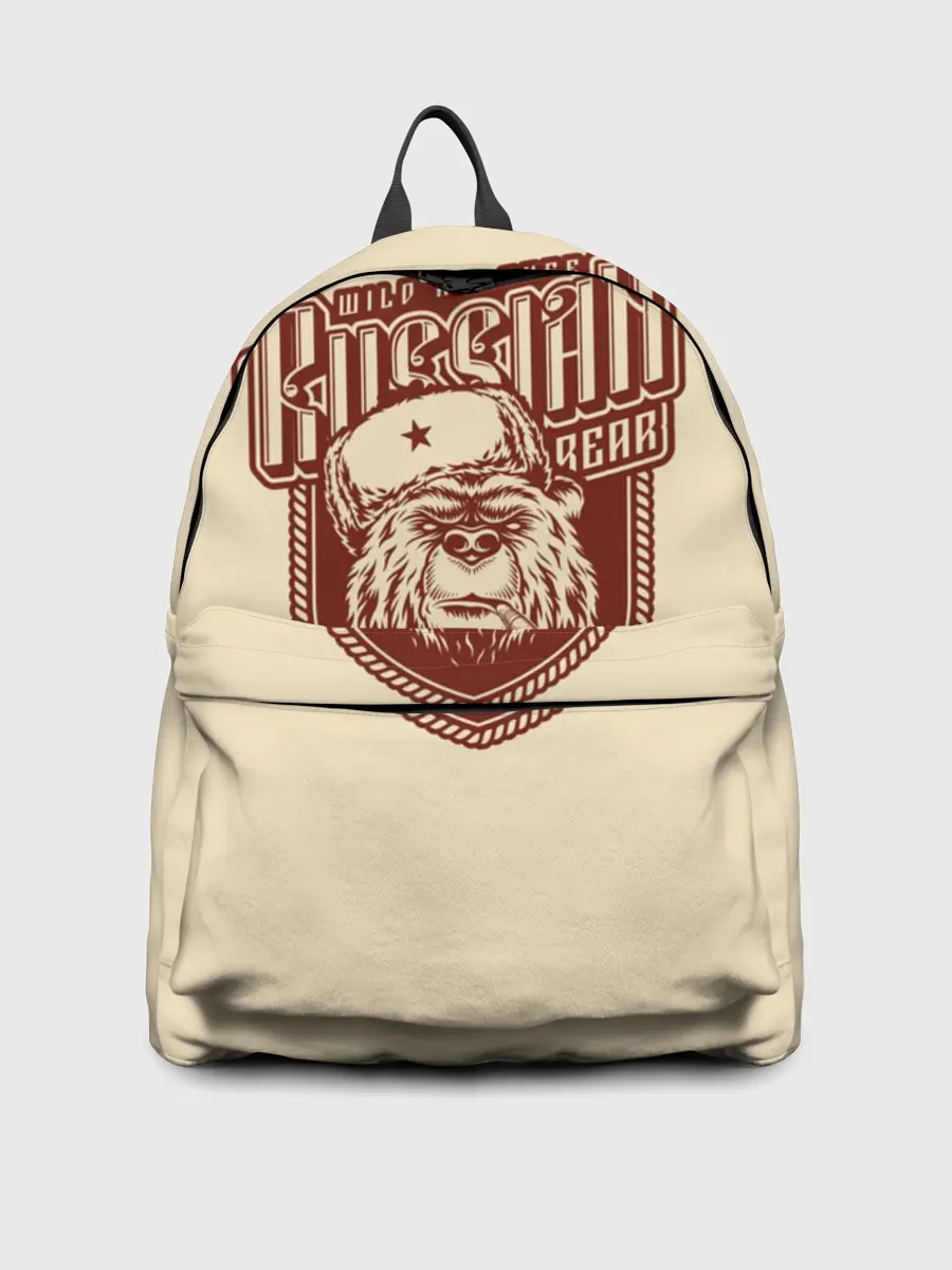 Рюкзак джинсовый / Русский медведь