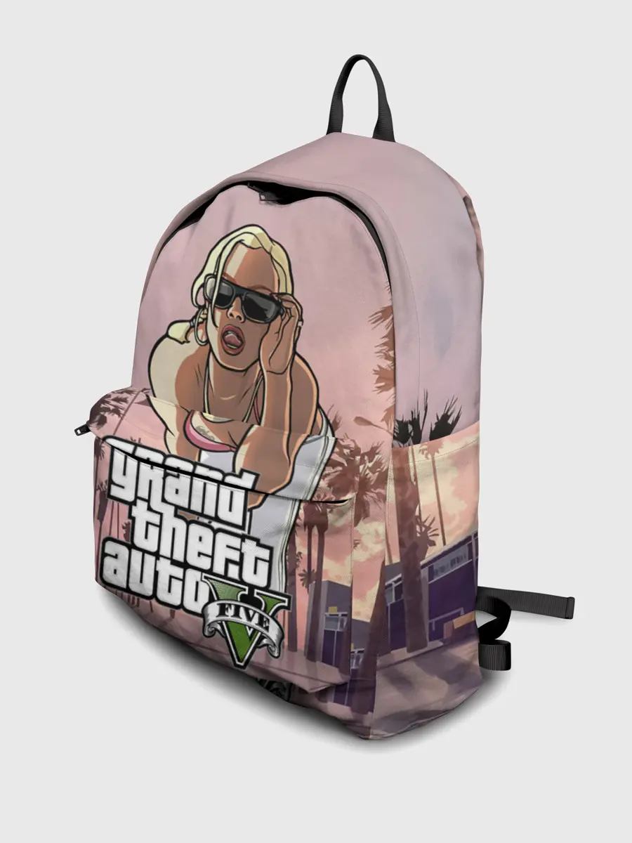 Рюкзак джинсовый / Grand Theft Auto V девушка