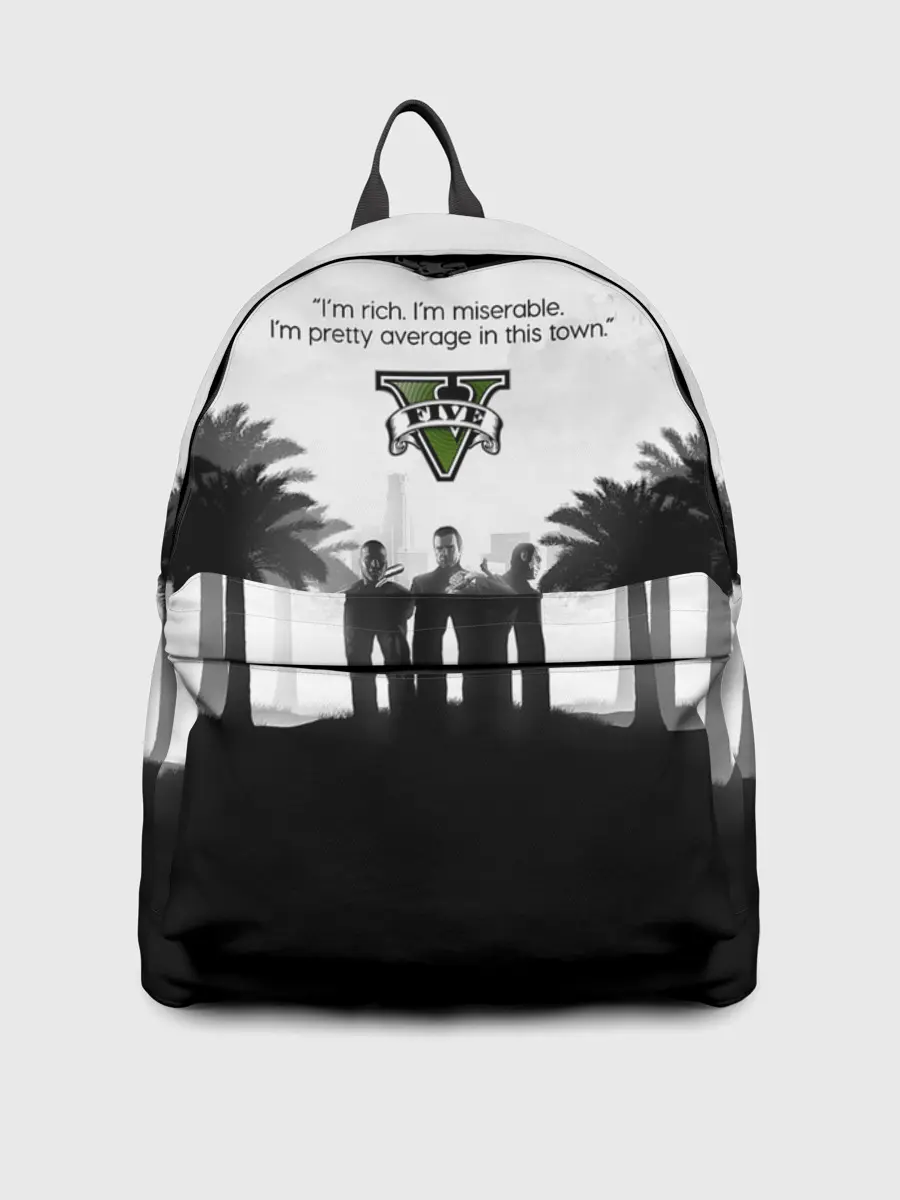 Рюкзак джинсовый / Im rich. im miserable. GTA 5