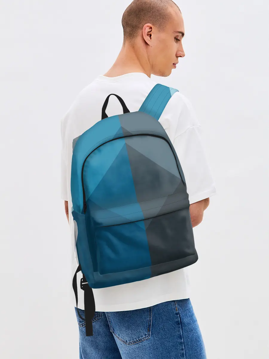 Рюкзак джинсовый / Геометрия