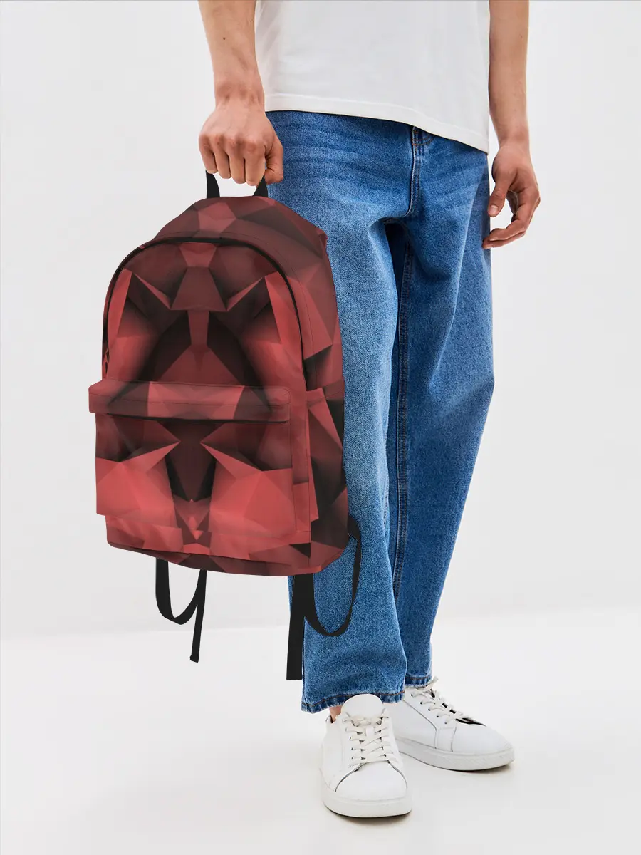 Рюкзак джинсовый / Геометрическая Абстракция