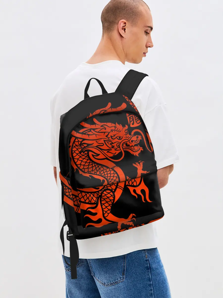 Рюкзак джинсовый / RED CHINA DRAGON