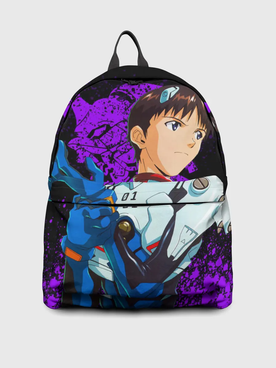 Рюкзак джинсовый / ЕВАНГЕЛИОН