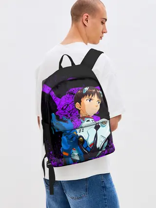 Рюкзак джинсовый / ЕВАНГЕЛИОН