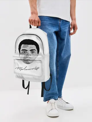 Рюкзак джинсовый / Мухаммед Али