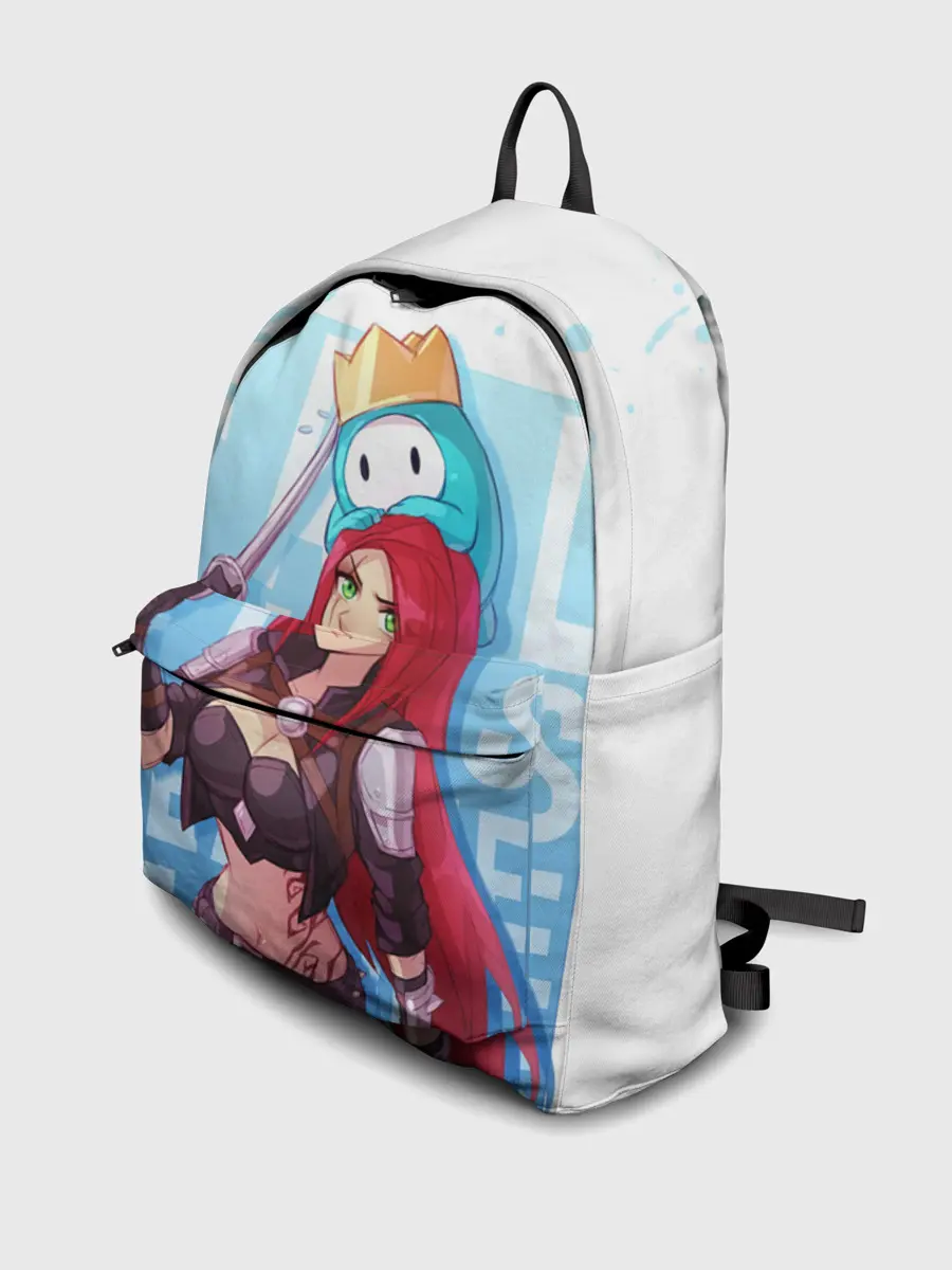 Рюкзак джинсовый / Fall guys x league of legands