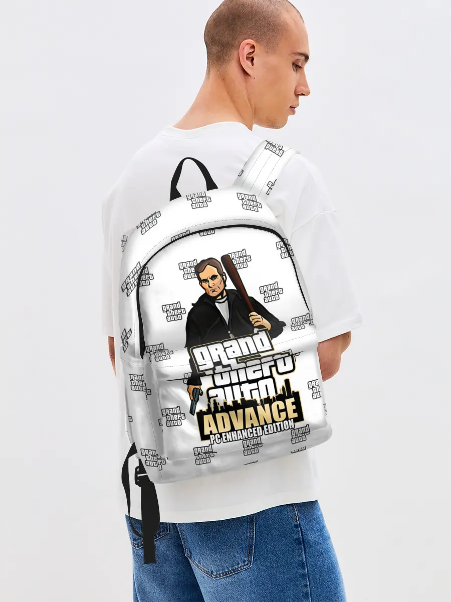 Рюкзак джинсовый / Grand Theft Auto ADVANCE